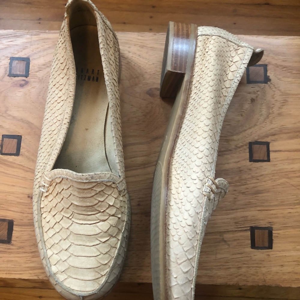 Stuart Weiztman Suede Print Loafers - image 3